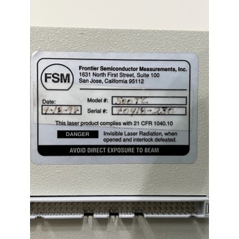 Frontier Semiconductor Measurements FSM 500TC THIN FILM STRESS MEASUREMENT